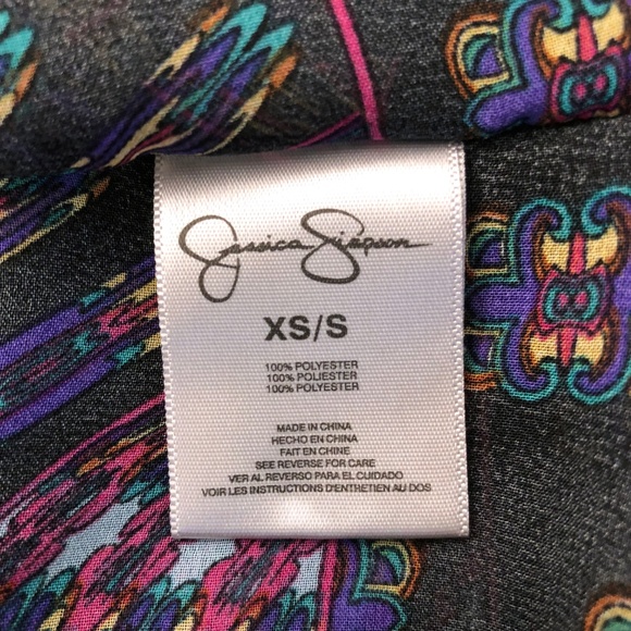 Jessica Simpson Batwing kimono blouse size XS - Picture 6 of 8